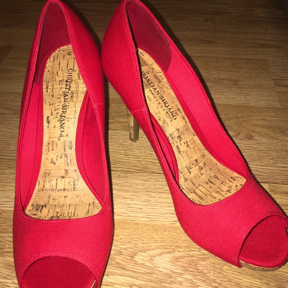 Christian Siriano Red Pumps